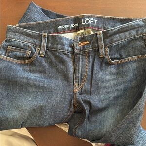 LOFT Modern Bootcut Jeans